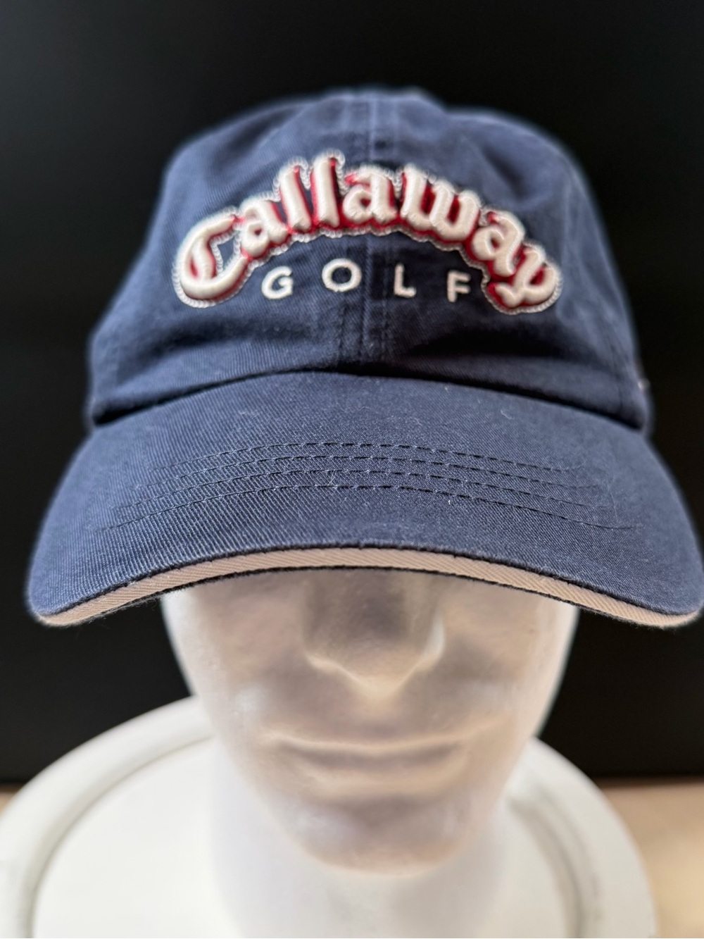 Callaway Navy Blue Golf Hat W/ Adjustable Buckle Strap NWOT